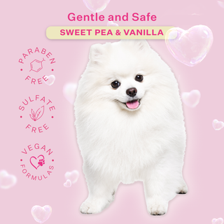 Dog & Pup Shampoo Sweet Pea & Vanilla 480ml